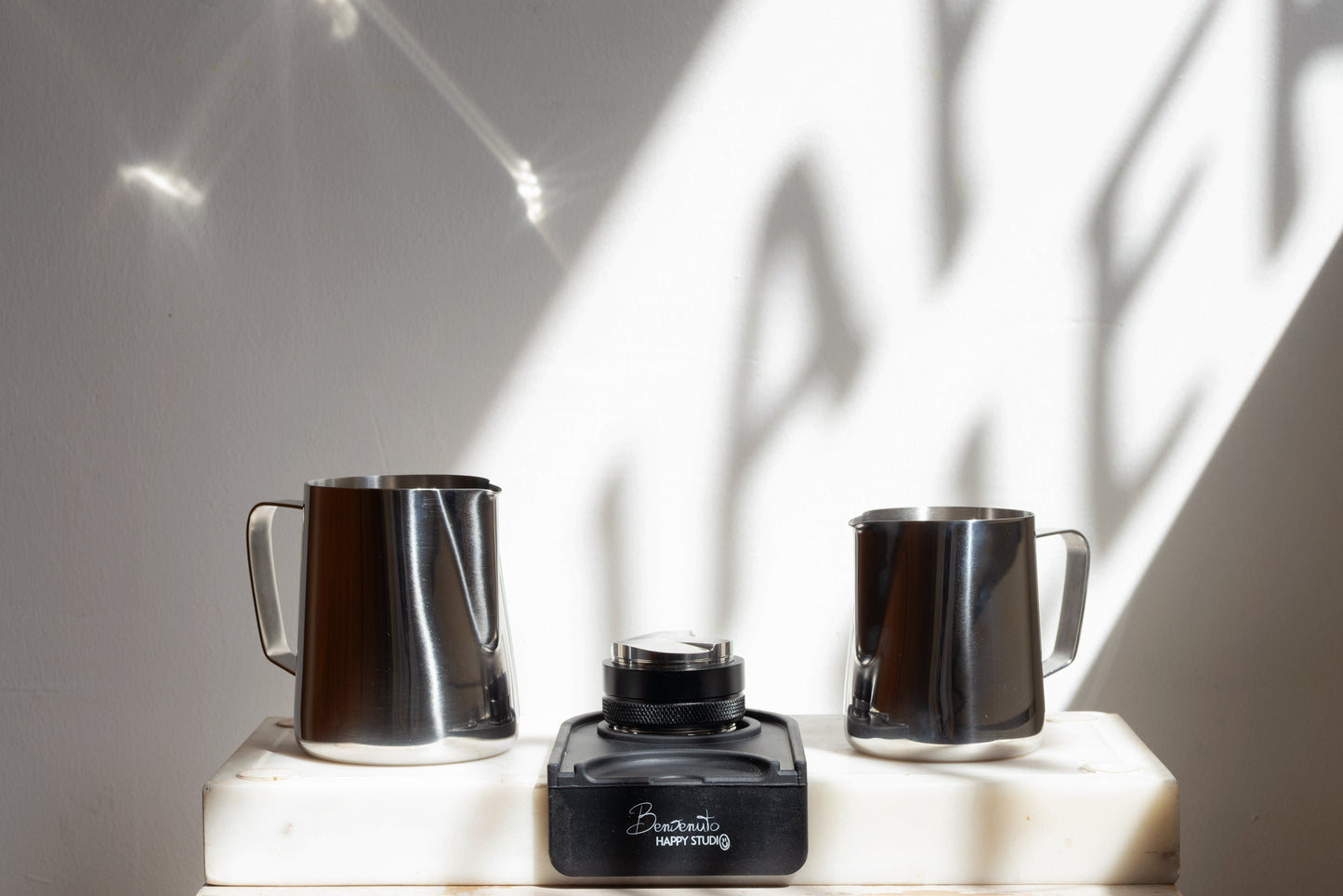 "Happy Studio" Milk Pitcher silber Edelstahl  350 ml & 590 ml