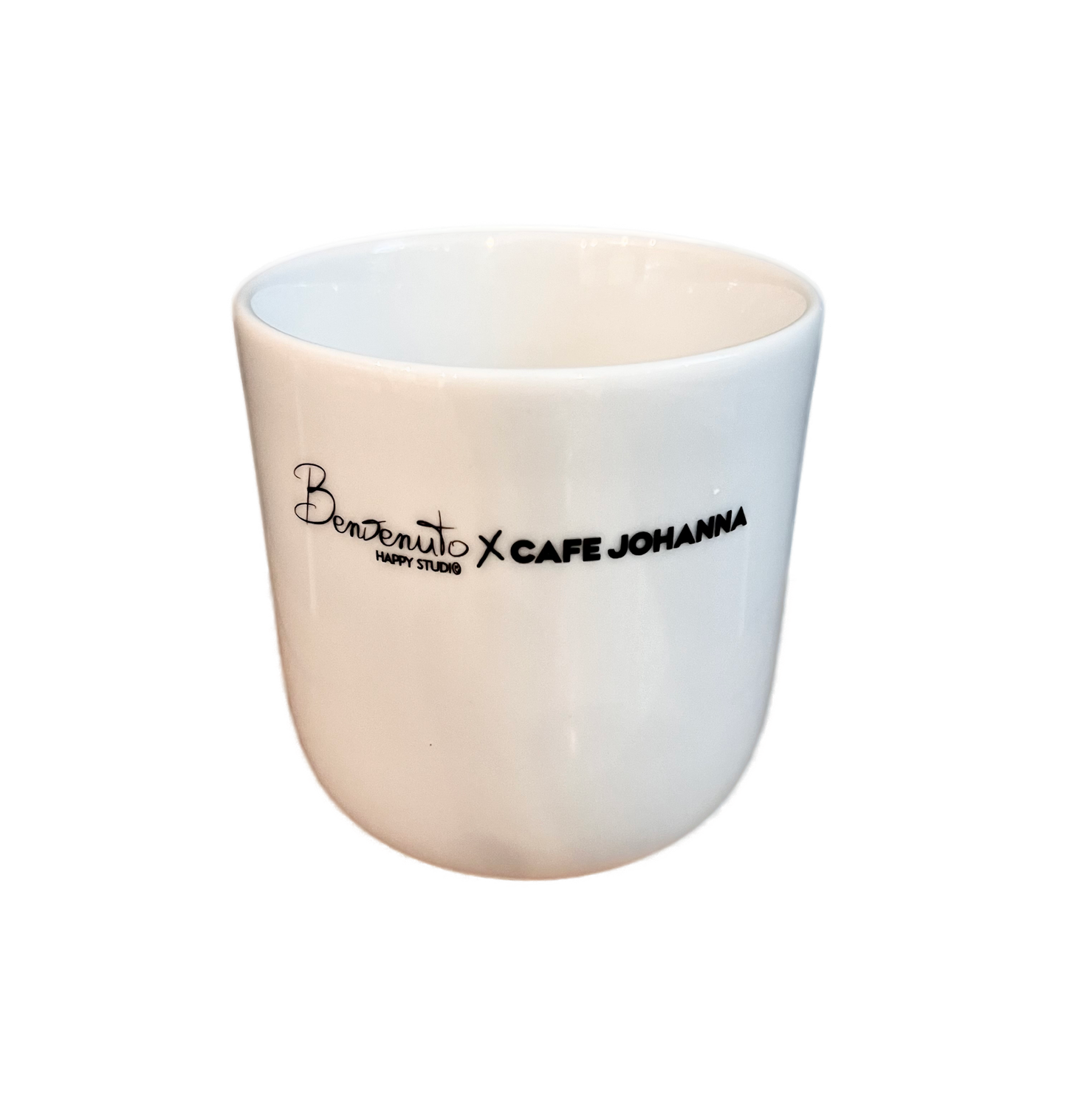 Benvenuto " Happy Studio" X Cafe Johanna Tasse Less Stresso LIMITED EDITION