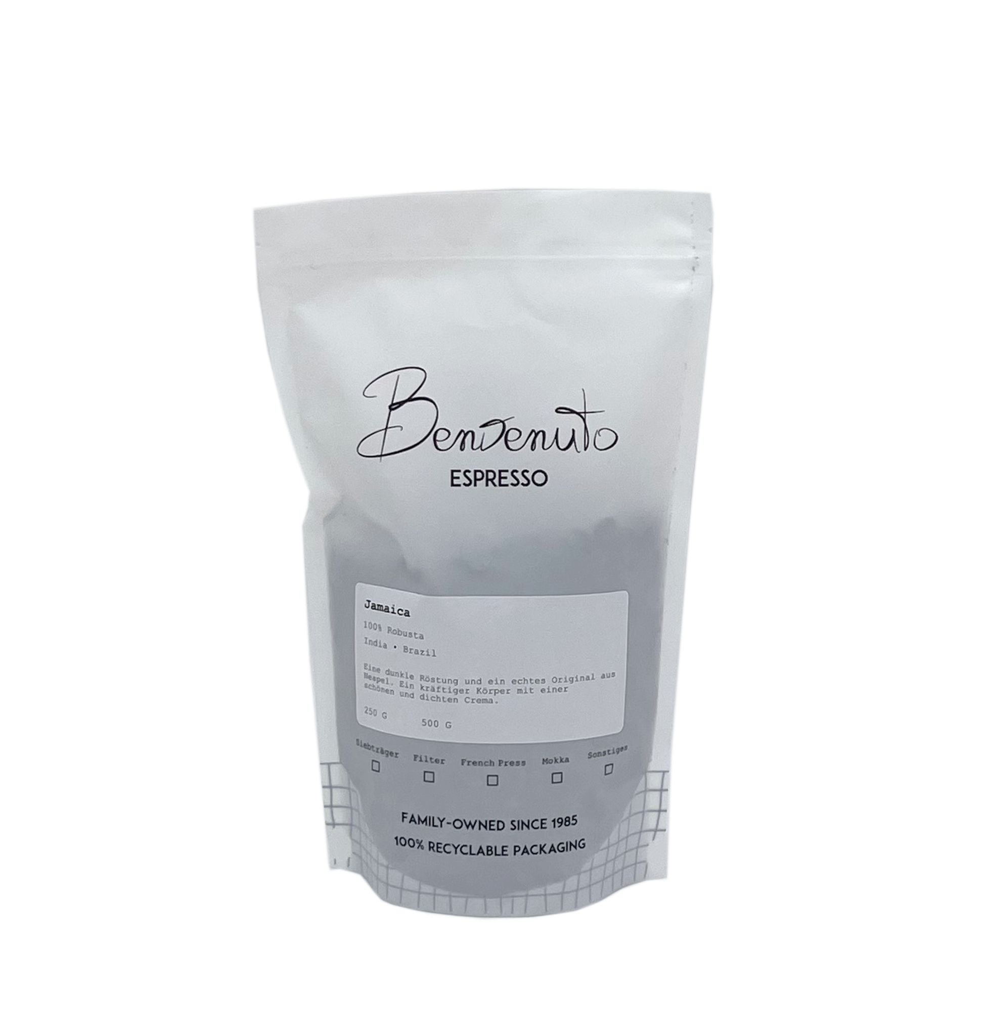 Benvenuto Jamaica Espresso 250g - 1000g