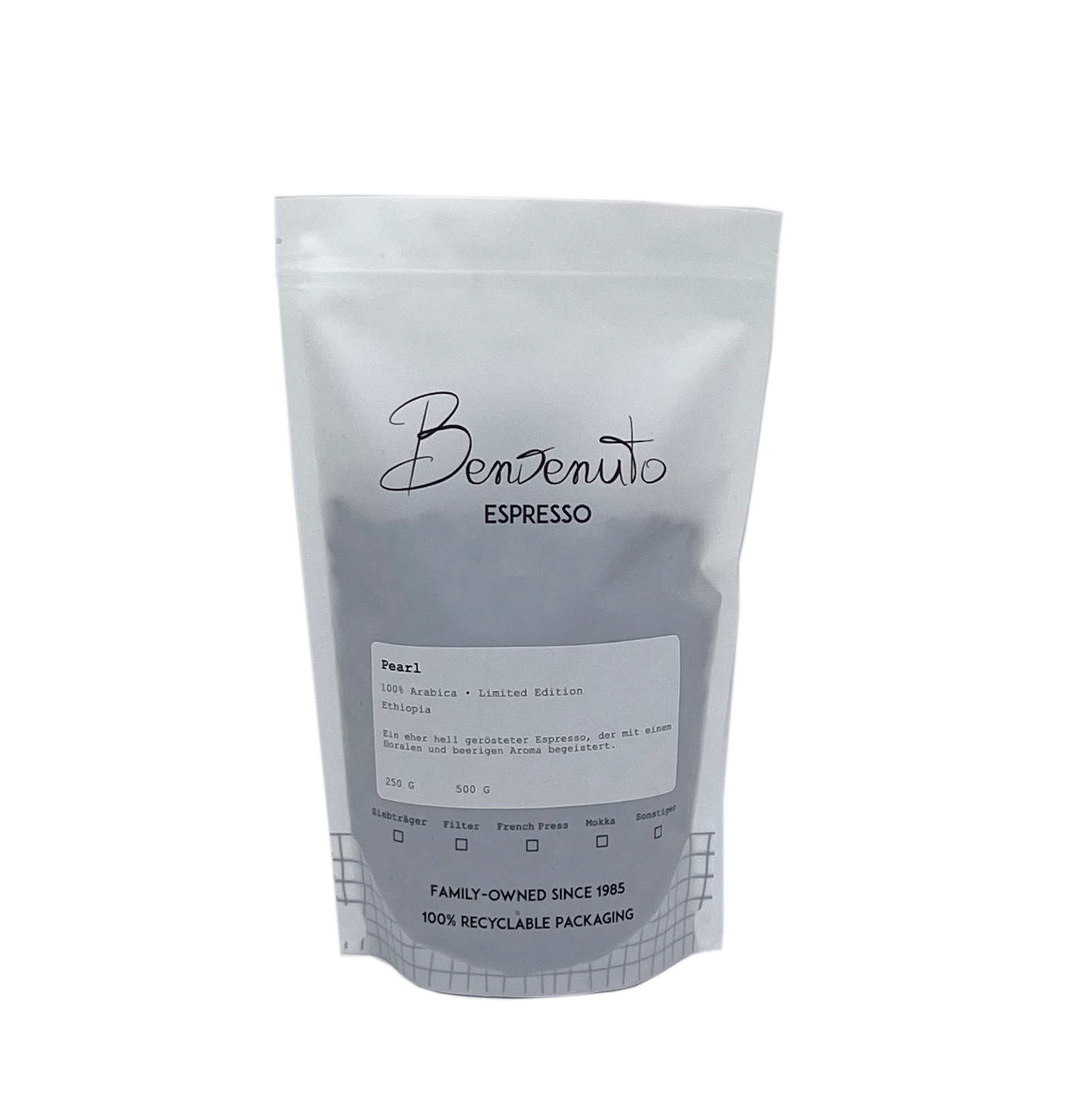 Benvenuto Espresso Pearl 250g-500g