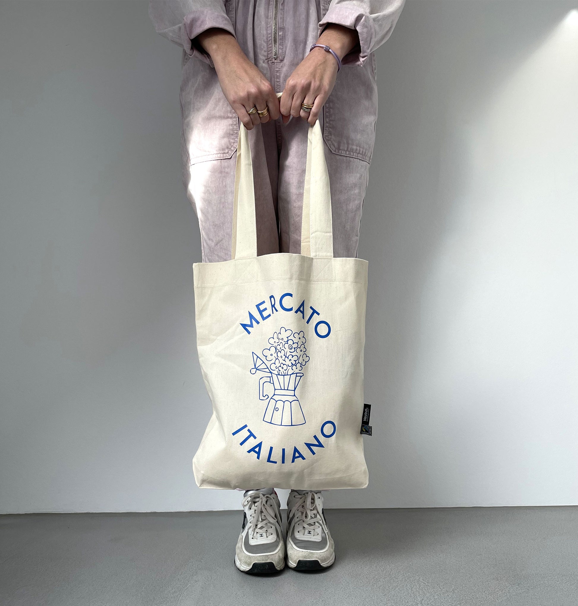 Benvenuto Happy Studio Mercato Italiano "Oeko Tex" Tasche