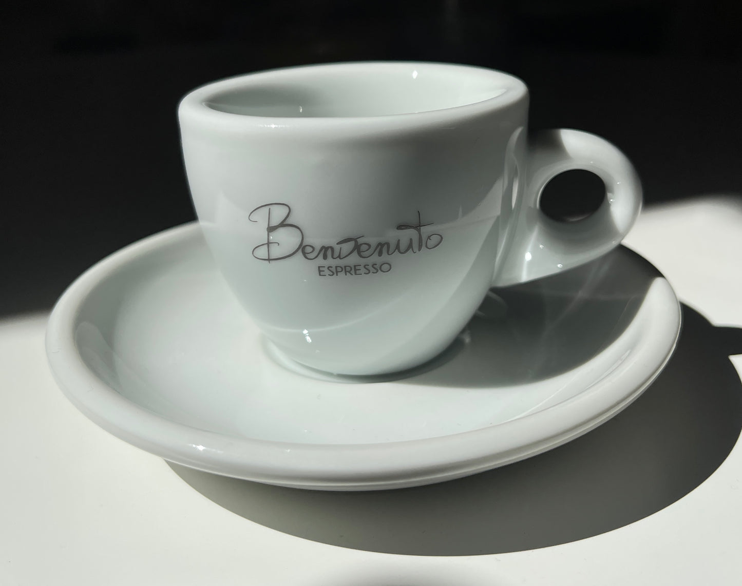 Benvenuto Espressotasse Keramik weiß