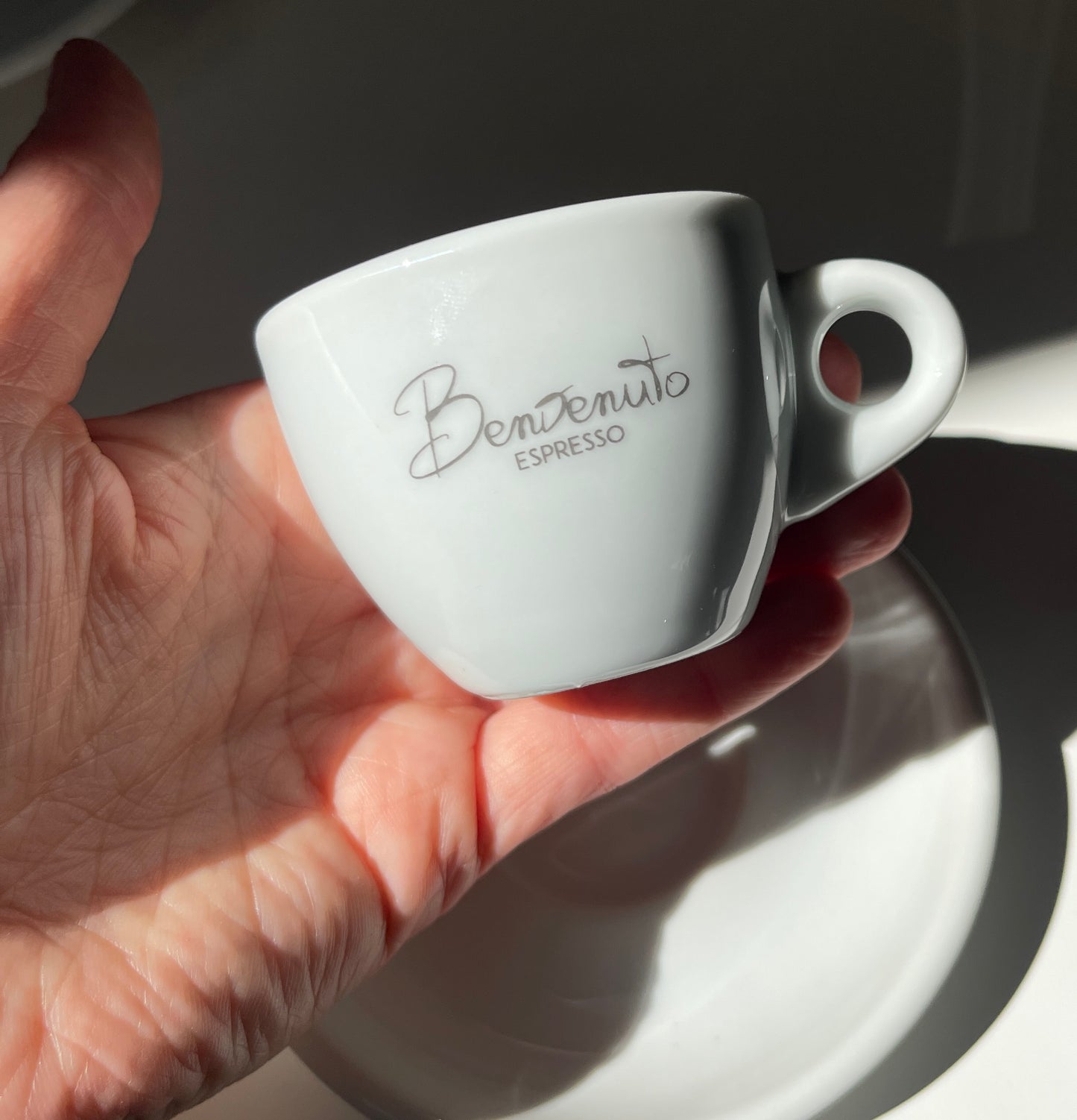 Benvenuto Espressotasse Keramik weiß