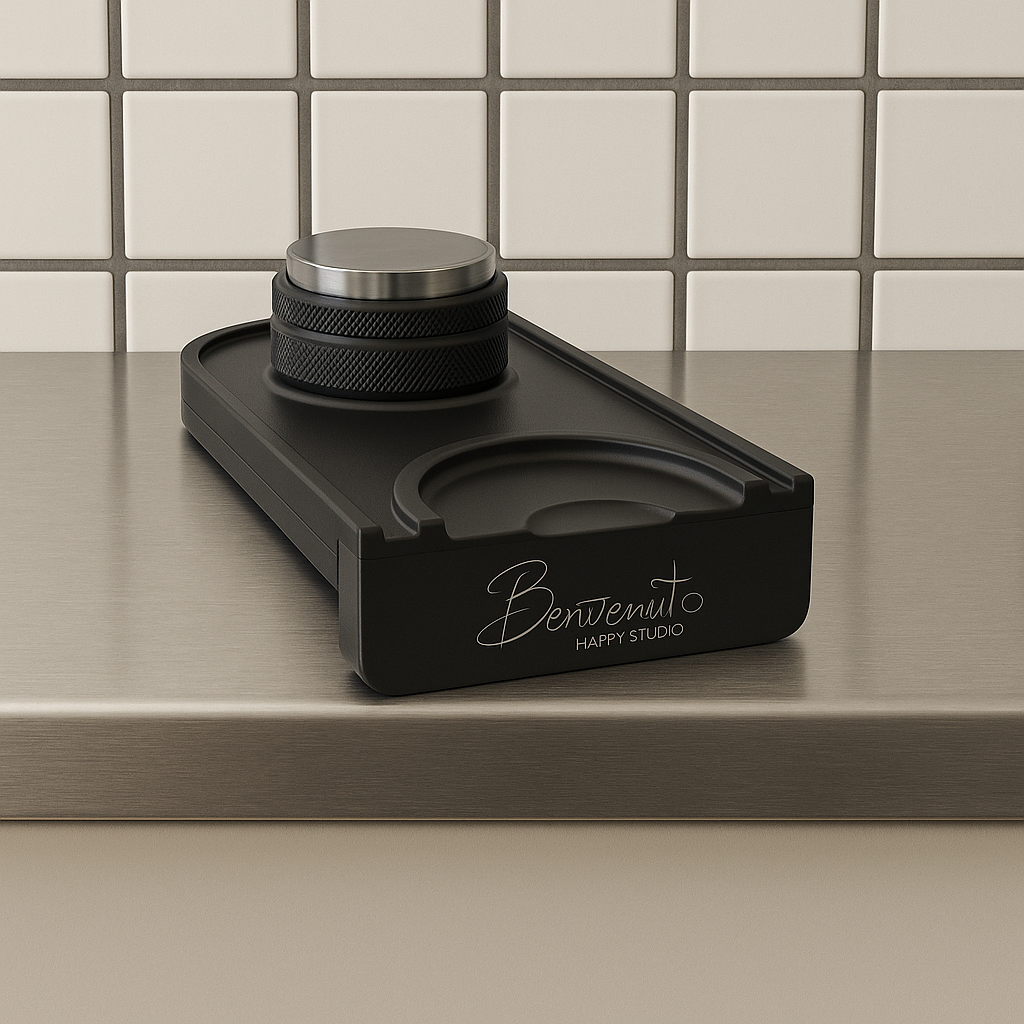 "Happy Studio" Tamping Mat schwarz Silikon